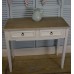 White Vintage Shabby Chic Two Drawer Dressing Table/Hall Table Bedroom Furniture Sets